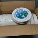 AJM Packaging PP9GREWH 9" White Paper Plates Green Label (12 Packs of 100)
