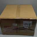 Rolling Shop Stool with Wheels, Garage Mechanic Stool Chair with Backrest, Height Adjustable Heavy Duty Swivel Task Chair, Adjustable Footrest with Storage Tray for Garage Kitchen Salon Tattoo (Black)