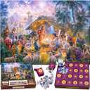 The Original Jigsaw Puzzle Advent Calendar 2025 – Nativity Scene, 24 Boxes 1008 Pieces, Xmas Holiday Countdown Gift, Fun for Kids, Adults, Family, Official Abraham Hunter Artwork