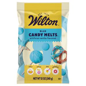 Wilton 1911-1351 Candy Melts, 12-Ounce, Blue, BB Date: 08/30/26