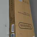 Apicizon 3-Tier Shoe Rack for Entryway, Bamboo Shoe Bench with Cushion Padded Seat, Small Shoe Organizer with Storage for Indoor Entrance Hallway Bedroom Living Room, White (27.6 Inches With Cushion)