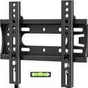 IWORBOARD 24 32 40 42 inch Fixed TV Monitor Wall Mount for 14-43 inch LED LCD Screen, Low Profile Small RV TV Mount, Easy Slim Flat Wall Bracket, Max VESA 200x200mm, 66lbs, Single Stud