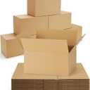 Poever 40-Pack-Small-Shipping-Boxes-8x6x4, Corrugated-Cardboard-Boxes-for-Packaging-Small-Business, Brown-Boxes-Mailers