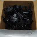 Christmas Gutter Clips for Hanging Outdoor Lights Weatherproof Christmas Light Clips for Gutter Guards Mesh Filter Shingles Eaves Ornament Hooks for Xmas Halloween Decor (Black, 50 Pcs)