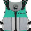 Poseidon Adjustable Water Safety Life Jacket - Classic Unisex Design with Front/Rear Storage Compartments for Multiple Water Activities, Large