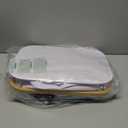 efluky Laundry Basket with Wheels, Tall Rolling Laundry Hamper with Lid and Removable Bag, Aesthetic Dirty Clothes Hamper on Wheels for Laundry Room, Bedroom, Dorm and Bathroom, 100L White