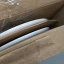 Mayfair Cassel Slow Close Toilet Seat, Easy Clean, Non Slip Premium Wood Seat, Easy Install, Made in USA, Elongated, White
