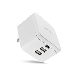Philips iPhone USB Wall Charger Block, 20W 1 USB C Port, 2 Type A Port Charging Block for iPhone 15, 14, 13 Series, iPad, Power Adapter Cube, Foldable Plug Charging Box, DLP1032Q/37