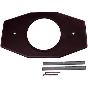 Westbrass D502-12 One-Hole Remodel Plate for Moen and Delta, Oil Rubbed Bronze