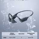 NANK Runner Diver2 Pro Swimming Headphones, IP69 Waterproof Bone Conduction Headphones, Open-Ear Sport HeadphoneWireless Bluetooth 5.4, 32GB Memory with Built-in Mic, 10H Playtime for Running Workout