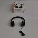 GPX IAH57B Wired Headphones Padded 3-d Accs Swivel Earcups/adjustable Headband, Black 