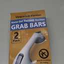 2 Pack Suction Cup Shower Grab Bars for Seniors, Heavy Duty Removable Shower Handles for Bathtubs & Showers, Bath Handrails for Elderly Assistance Products, Bathroom Safety Accessory