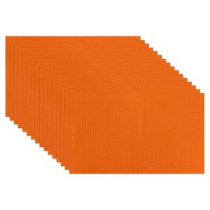 MECCANIXITY Adhesive Reflective Stickers, 12 x 8 Waterproof Safety Reflective Tape Warning Night Reflector Sticker for Bicycles Cars Trailer Mailbox, Orange Pack of 16