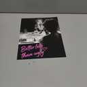 Poster Master Marilyn Print - Better Late Than Ugly Poster - Altered Art - Gift for Men & Women - Popular Fashion Art - Chic Decor for Bathroom or Girl's Room - 8x10 UNFRAMED Wall Art