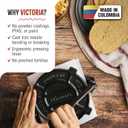 Victoria Cast Iron Tortilla Press, Tortilla and Roti Maker, Made in Colombia, 6.5 Inches