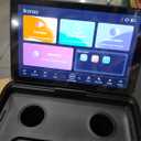 Ikarao Smart Karaoke Machine for Adults - with Lyrics Display, 32GB Karaoke Tablet, 2 Wireless Mics, Professional Karaoke System, 300W Peak Power, 4 DJ Lights, Karaoke Speaker for Any Occasion