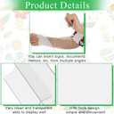 Kathfly 3 Pcs 8.5x11'' Slat Wall Sign Holders, Clear Slatwall Picture Frames Brochure Holders Accessories, Display Shelves Frame Mount Sleeve for Panel Advertise Flyer