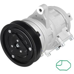 AC Compressor with A/C Clutch for Jeep Grand Cherokee 4.0L 1999 2000 2001 2002 2003 2004, for Wrangler 4.0L 1999 2000 2001 2002 2003 2004 2005 2006, Replace CO 22034C, 1521290 1022034 1122034 1222034