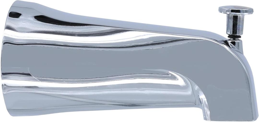 DANCO (88703) Tub Spout with Diverter, Chrome Finish, Metal, 1-Pack