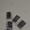 Zinc Alloy Hinge Black Matte Finish Distribution Box Hinge Sturdy and Durable (4pcs)