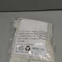 LAMIT Short Linen Kitchen Window Curtains 36 Inch Length, Over Sink Semi Sheer Light Filtering Panels Back Tab and Rod Pocket Drapes for Basement Bathroom Window, 2 Panels, Cream Ivory34 x 36 Inch (Natural)