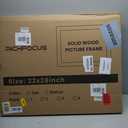 RICHFOCUS 8x10 Picture Frame with Mat for 5x7 |8 x 10 Modern Photo Frame Black|8 by 10 Metal Aluminum Frames with Stand for Tabletop or Wall Hanging|Hardwares Included, Set of 1