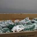 Yaheetech 4.5ft Artificial Christmas Tree, Snow Flocked Christmas Tree w/35 Pinecones, 412 Frosted Tips, Pre-Decorated Tree for Holiday Party Decoration