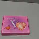 Valentine's Day Gifts - 28 Pcs Fidget Spinner Keychains Set with Greeting Card, School Valentine Gift Exchange, Stress Relief Toys for Kids Boys Girls