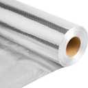 Radiant Barrier Insulation Roll 1000 Sq Ft, Double Reflective Perforated Attic Foil for Heat Shield & Energy Savings, Heavy Duty Foil Insulation Thermal Barrier, Easy DIY Installation