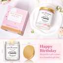 2 x Happy 30th Birthday Candle with Sprinkles - Unique Gift for Her, Sister, Best Friend, Wife, Coworker or Bestie Turning 30