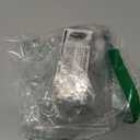 Decobasics 10 Pack 1/2" Overlay Brushed Nickel Cabinet Hinges for Cabinet Doors (5 Pairs)  Self-Closing Semi-Wrap Face Frame Hinges for Cupboard & Kitchen Doors w/Screws & Quiet Bumpers