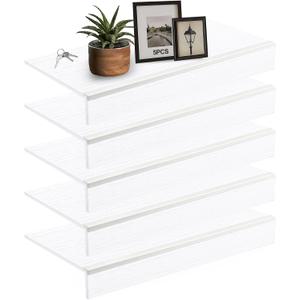 Wire Shelf Covers, 36" W X 12" D, 5 Pack, Wood Covers for Wire Shelves