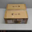 Gazebo Fans Outdoor Hanging Ceiling Fans with Lights,16" Portable Plug in Ceiling Fan,Multi-Angle Adjustable Floor Fans,Black Outdoor Ceiling Fans for Patios.