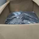 Black Thick Nappa Leather 3D Contoured Automotive Car Seat Covers Full Set