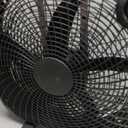 Amazon Basics 3-Speed Box Fan for Bedroom, Portable with Carry Handle, Powerful Airflow, 5 Blades, Lightweight Design, 67 Watts, 20-Inch, Black, 6.8"D x 20.86"W x 21.33"H