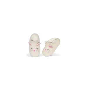 Kids Fuzzy Cat Slippers for Women, Funny Animal House Shoes with Soft Memory Foam, Comfy Plush Warm Slip-on Slippers 12/13