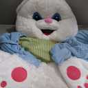 Morph Easter Bunny Costume Adult Deluxe Rabbit Mascot Outfit for Men - Perfect for Easter Costumes and Events