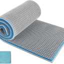 Aquarium Filter Media, Upgraded 8-Layer Filter Sponge Pad for Fish Tank and Pond, Super Filtering Effect, Cut to Fit, Reusable and Washable Aquarium Filter Floss (11.8 x 15.7)