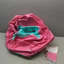 VOFiTNY Gymnastics Tumbling Equipment Air Barrel Inflatable Octagon Tumbler Roller Back-bend Trainer Chearleeding Mat Without Pump (3.3'L x 2'D, Pink/Mint nopump)