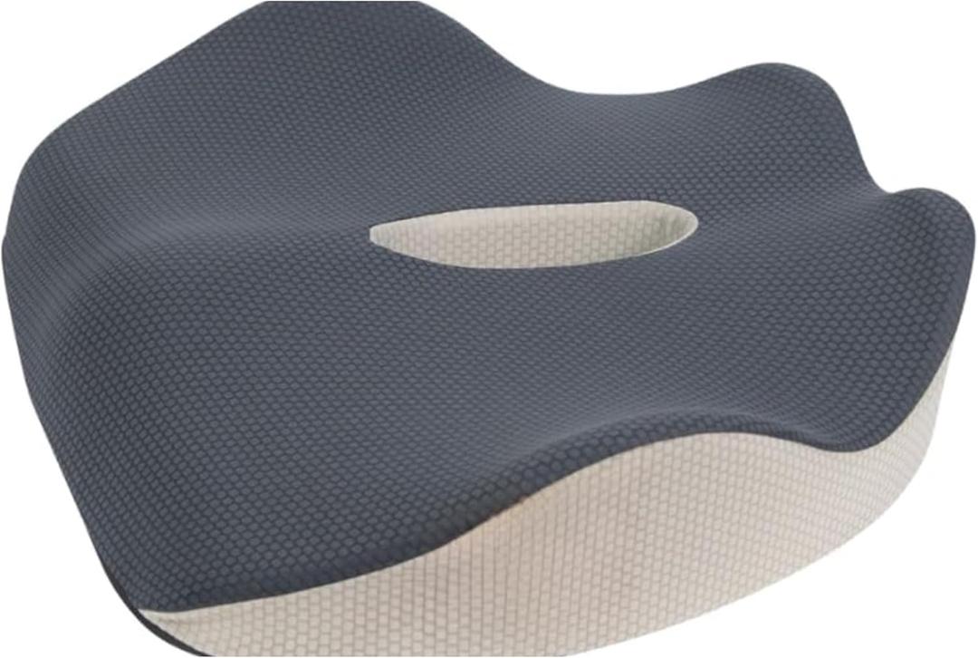 Office Chair Cushion,car seat Cushion, Ergonomic Memory Foam Seat Cushion, Supportive Comfort for Long Drives and Office Use, Airplane Seat Cushion for Long Flight