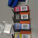 923 Ink Cartridges for HP Printers Compatible for HP 923 Ink Cartridges Work for HP OfficeJet Pro 8135e 8130e 8125e 8138e 8139e 8120e Ink Cartridges Without Chip (4 Pack, Black Cyan Magenta Yellow)