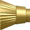Curtain Rods for Windows 66 to 120 Inch, Gold Curtain Rod with 1 Inch Diameter, Adjustable Drapery Rods with Exquisite Finial for Living Room, Bedroom, Kitchen, Outdoor Patio, Gold