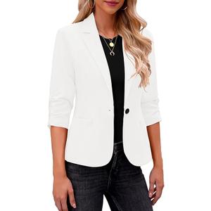 Blazers for Women Suit Jackets Dressy 3/4 Sleeve Blazer Business Casual Outfits for Work, XL