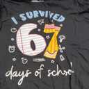 Survived 67 Days of School Funny Meme Teacher Student T-Shirt XL