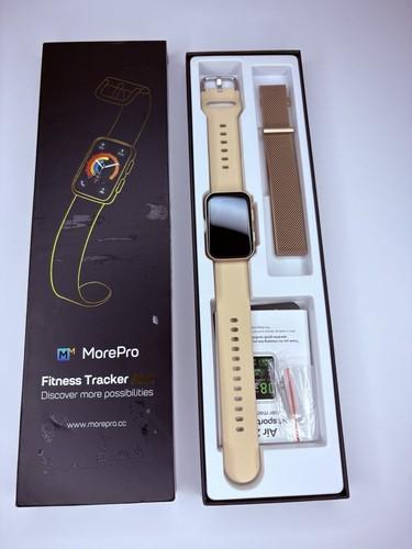 MorePro Air2 Fitness Tracker Smart Watch 24/7 Heart Rate, Black