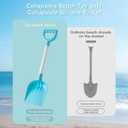 Sawaruita Beach Toys for Kids - Sand Toys Set Includes Collapsible Bucket Shovel and Mesh Bag 17 PCS, Toddlers Sandbox Toys Sandcastle Building Kit (Kids Beach Toy Set)