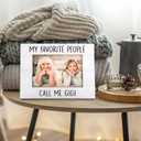 Gigi Gifts Picture Frames 8x10, Gigi Gifts for Grandma Photo Frame, Mothers Day Birthday Gift for Grandma Nana from Grandkids, My Favorite People Call Me Gigi Picture Frame for Tabletop Wall