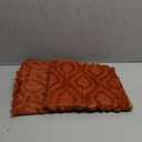 decorUhome Set of 2 Neutral Rust Fall Throw Pillow Covers 18x18 Inch, Decorative Soft Plush Faux Wool Couch Pillow Covers, Farmhouse Pillow Cases for Sofa Bed Living Room