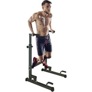 Adjustable Height Dip Bar Station, Heavy Duty Dip Station for Home Gym,Multi-function Dip Station Pull Up Bar Full Body Strength Training Workout Fitness Equipment for Tricep Dips