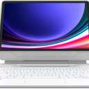 Dexnor for Samsung Galaxy Tab S10+ / S9+ / S8+ / S7+ Case with Keyboard, 12.4'' Floating Cantilever Magnetic Stand, Multi-Touch Trackpad, S Pen Holder - White